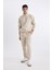 Jogger Eşofman Altı Standart Fit Basic Düz Beli Bağcıklı Lastikli Paça Cepli A6468AX24SP 2