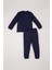 Erkek Bebek Pijama Takımı Uzay Baskılı Uzun Kollu Üst Beli Lastikli Uzun Alt D9068A525SP 6