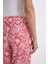 Straight Fit Desenli Cepli Yüksek Bel Geniş Paça Kumaş Pantolon D3173AX24HS 6