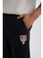 Fit Kalın Jogger Eşofman Altı NBA Chicago Bulls Standart Fit Cepli Beli Bağcıklı Lastikli Paça D3251AX24WN 5