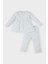 Kız Bebek Pijama Takımı Ribana Uzun Kollu Üst Beli Lastikli Uzun Alt E0766A525SP 3