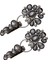 1 Paar Metal Rhinestones Duckbill Düğme Düğmeleri Ş 2 (Yurt Dışından) 3