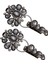 1 Paar Metal Rhinestones Duckbill Düğme Düğmeleri Ş 2 (Yurt Dışından) 4