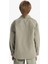 Erkek Çocuk Oversize Geniş Kalıp Polo Yaka Twill Uzun Kollu Gömlek D7793A825SP 6