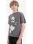 Erkek Çocuk Bisiklet Yaka Kaykay Baskılı Kısa Kollu Tişört D9293A825SM 1