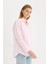Oversize Geniş Kalıp Basic Düz Oxford Uzun Kollu Gömlek C4597AX25SP 8