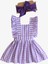 Kız Çocuk Violetta Elbise Bandana Takım / Mor 2