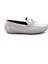 Beyaz Leather Erkek Loafer Ayakkabı E01082020143 1