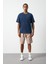 Efektli Yıkamalı Boxy Fit Premium T-Shirt 4