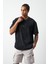 Efektli Yıkamalı Boxy Fit Premium T-Shirt 1