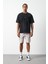 Efektli Yıkamalı Boxy Fit Premium T-Shirt 3