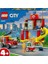 City Itfaiye Merkezi ve Itfaiye Kamyonu 60375-4 Yaş ve Üzeri Için 3 Minifigür Içeren Eğlenceli Bir Başlangıç Oyuncak Yapım Seti (153 Parça) 3
