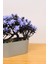Dekoratif Kayık Saksılı Yapay Çiçekli Ağaç Lila 17 cm EVA-5830 C1-1-423 3