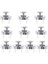 10PCS Dıy Ş Düğmeleri Torbalar Için Metal Çıtçı Bağlantı Elemanları /18MM 18MM (Yurt Dışından) 1