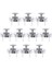 10PCS Dıy Ş Düğmeleri Torbalar Için Metal Çıtçı Bağlantı Elemanları /18MM 18MM (Yurt Dışından) 2
