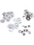 10PCS Dıy Ş Düğmeleri Torbalar Için Metal Çıtçı Bağlantı Elemanları /18MM 18MM (Yurt Dışından) 5