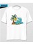 Surf & Sun Oversize T-Shirt Beyaz 1