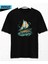 Sail Away Oversize T-Shirt Siyah 1