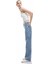 Pamuklu Normal Bel Taş Detaylı Straight Fit Jean 2