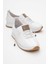 Kadın Bağcıklı Günlük Ayakkabı Beyaz Cilt 1