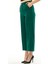 Kadın Yüksek Bel Cebi Kapaklı Rahat Kalıp Palazzo Pantolon - Koyu Yeşil 3
