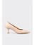 Pudra Deri Kadın Stiletto 1