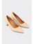 Naturel Deri Kadın Stiletto 2