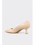 Naturel Deri Kadın Stiletto 3