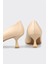 Naturel Deri Kadın Stiletto 4