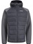 Jack Jones Erkek Asfalt Gri Kapüşonlu Hibrid Mont 12241622G 1