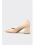Naturel Deri Kadın Stiletto 3