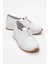 Kadın Bağcıklı Günlük Ayakkabı Beyaz Cilt 1