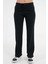 Siyah Bağcıklı Fitted/vücuda Oturan Esnek Fitilli Örme Pantolon 5
