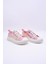 Sweet Kız Çocuk Pullu ve Bağcıklı Pembe Renk Sneaker 5