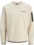 Jcofusıon Prınt Sweat Crew Neck Bej Erkek Sweatshirt 12272763 2