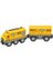 Çocuk Manyetik Elektrikli Tren Araba Lokomotif Ahşap Parça Yuvası Diecast Demiryolu ile Iki Arabaları Tren Ahşap Oyuncak Biro Leduo Parça (Yurt Dışından) 1