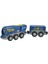Çocuk Manyetik Elektrikli Tren Araba Lokomotif Ahşap Parça Yuvası Diecast Demiryolu ile Iki Arabaları Tren Ahşap Oyuncak Biro Leduo Parça (Yurt Dışından) 1