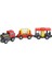 Çocuk Manyetik Elektrikli Tren Araba Lokomotif Ahşap Parça Yuvası Diecast Demiryolu ile Iki Arabaları Tren Ahşap Oyuncak Biro Leduo Parça (Yurt Dışından) 1