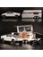 1/32 Tesla Cybertruck Pikap Alaşım Araba Modeli Döküm Off-Road Araçlar Kamyon Araba Modeli Ses Işığı Çocuk Oyuncakları Bavul ile Hediye (Yurt Dışından) 1