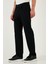Streç Pamuklu Comfort Fit Yüksek Bel Boru Paça Jeans Erkek Kot Pantolon 4411S55TEXAS 4