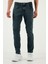 Pamuklu Slim Fit Yüksek Bel Dar Paça Jeans Erkek Kot Pantolon 3300S74TOKYO 3