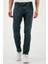 Pamuklu Slim Fit Yüksek Bel Dar Paça Jeans Erkek Kot Pantolon 3300S74TOKYO 4
