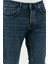 Streç Pamuklu Slim Fit Normal Bel Dar Paça Jeans Erkek Kot Pantolon 1124S77NAPOLI 5