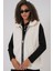 6793 Peluş Yelek - Beyaz 2