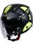 Sw 766 Geko Black Yellow Yarım Kask 2