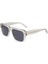 Ckj 24607S 012 55 Unisex Oval Şeffaf Kemik Güneş Gözlüğü 1