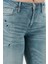 Streç Pamuklu Slim Fit Normal Bel Dar Paça Jeans Bayan Kot Pantolon XW000123 AF12864 MB003 5