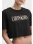 Baskılı Pamuklu Oversize Fit Yuvarlak Yaka Crop T Shirt J20J225578BEH Bayan T Shirt J20J225578 Beh 4