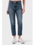 Pamuklu Relaxed Fit Yüksek Bel Düz Paça Jeans Bayan Kot Pantolon XW000073 AF12845 MB001 2