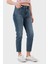 Pamuklu Relaxed Fit Yüksek Bel Düz Paça Jeans Bayan Kot Pantolon XW000073 AF12845 MB001 3
